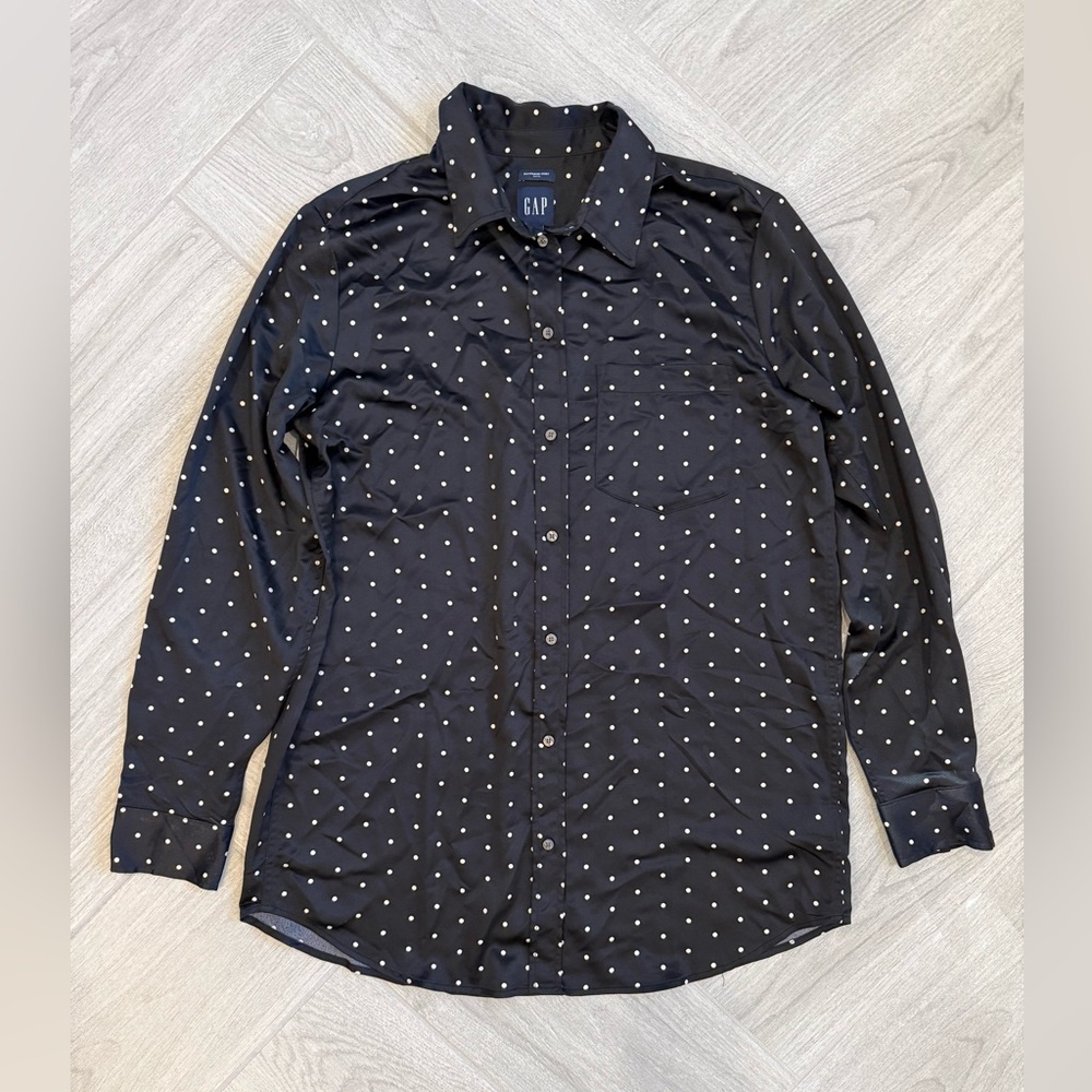 NWT Gap Polka Dot Shirt - Picture 2 of 9